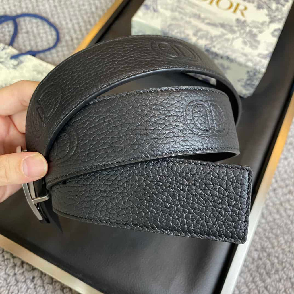 DIOR GRAIND CALF BELT WITH CLASSIC LETTERS – DB012