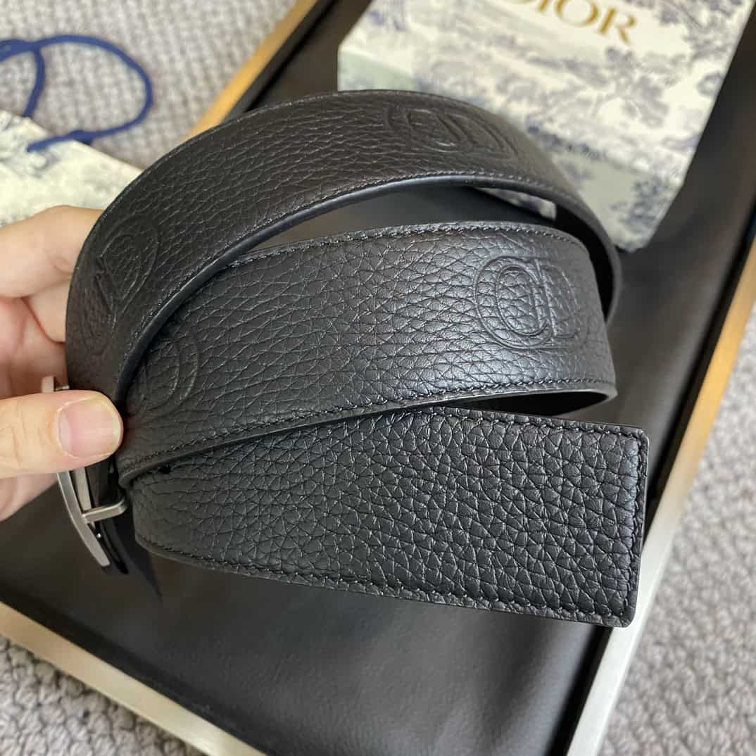 DIOR GRAIND CALF BELT WITH CLASSIC LETTERS – DB012