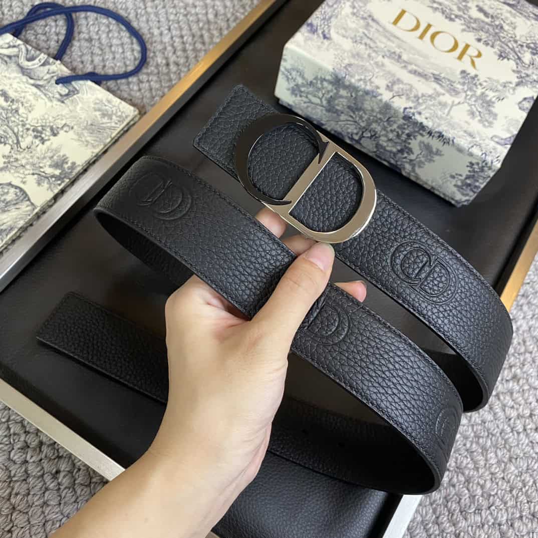 DIOR GRAIND CALF BELT WITH CLASSIC LETTERS – DB012