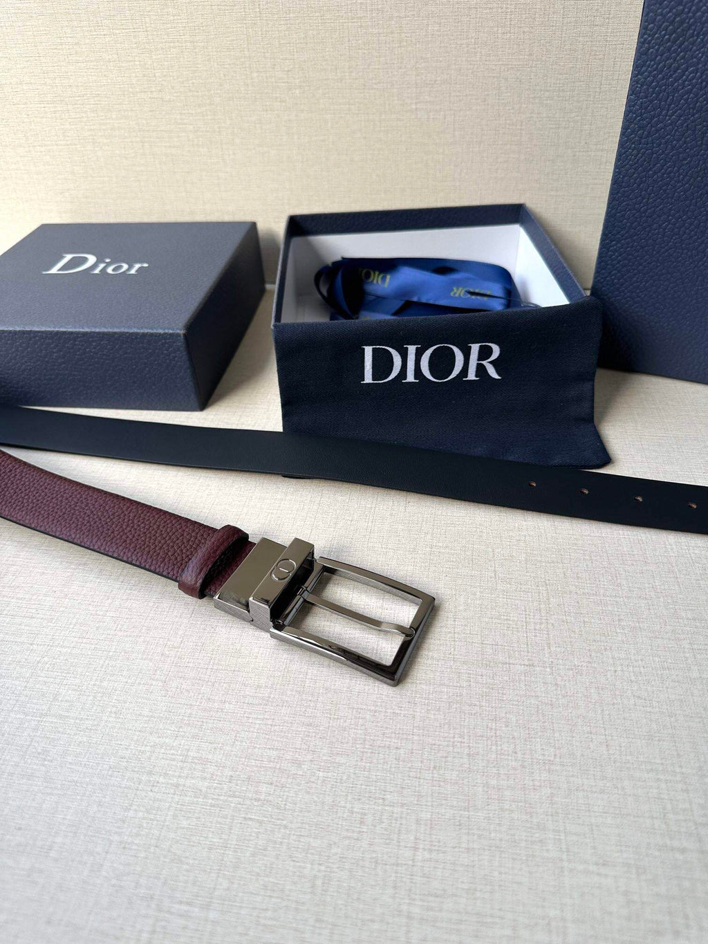 REVERSIBLE SMOOTH CALFSKIN BELT  – DB015