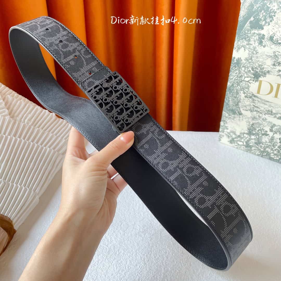 DIOR Belt Printed Genuine Leather – DB017