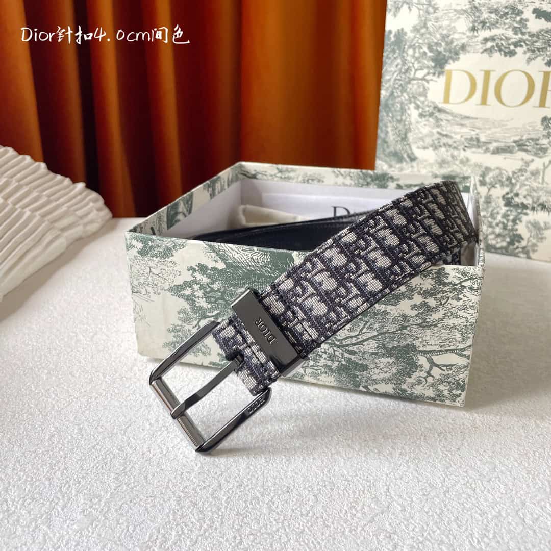 Belt Beige and Black Micro Dior Oblique – DB021