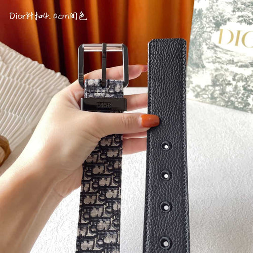 Belt Beige and Black Micro Dior Oblique – DB021