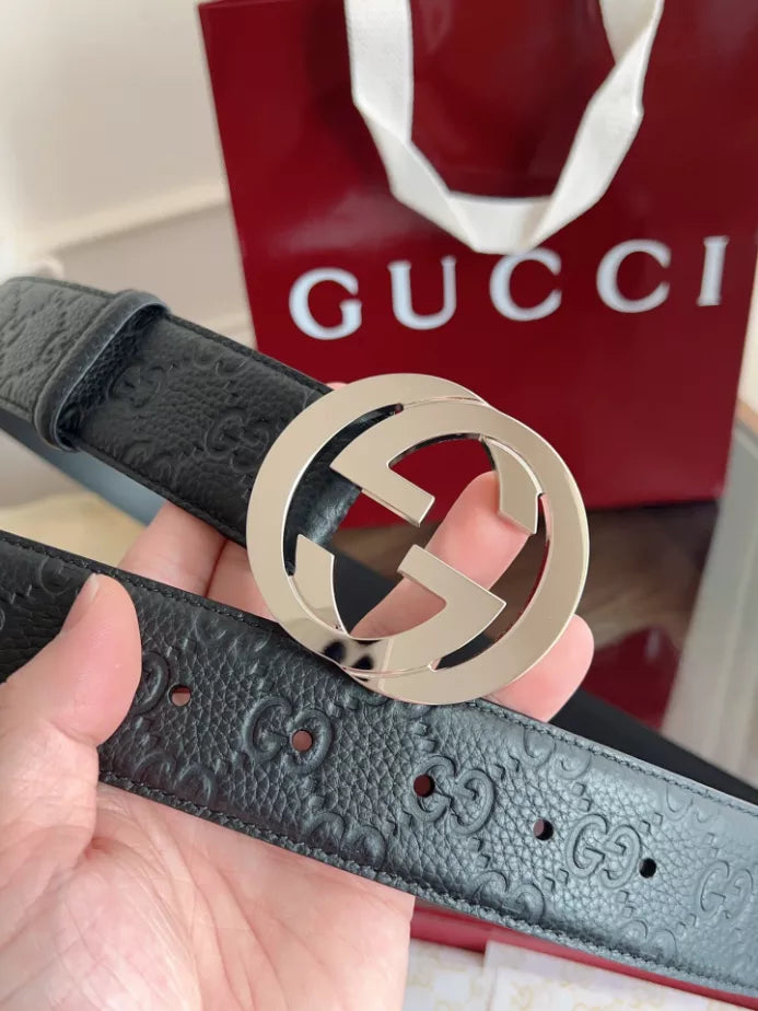 GUCCI SIGNATURE LEATHER BELT – GB053