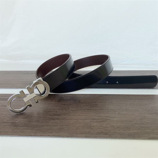 FERRAGAMO REVERSIBLE AND ADJUSTABLE GANCINI BELT – FB003