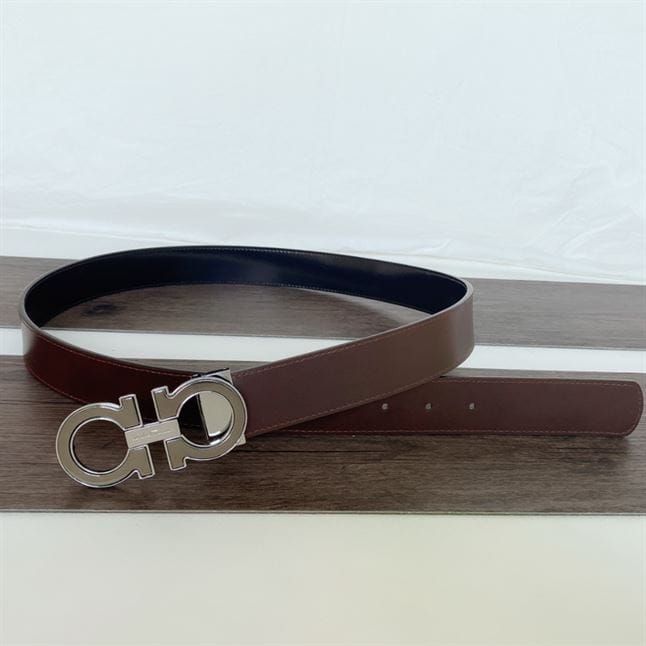 FERRAGAMO REVERSIBLE AND ADJUSTABLE GANCINI BELT – FB003