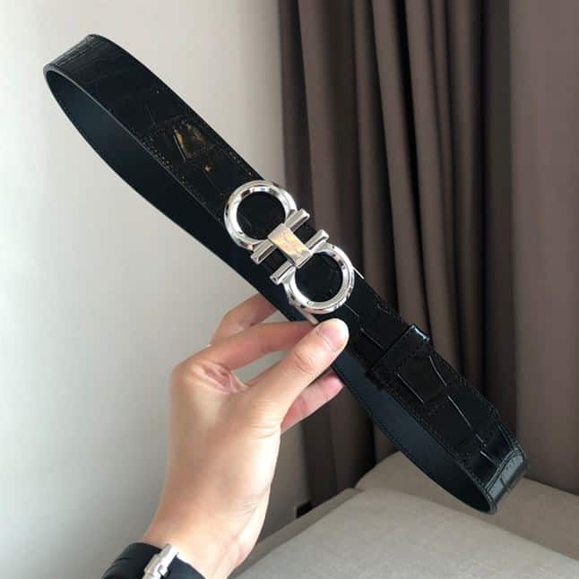 FERRAGAMO REVERSIBLE AND ADJUSTABLE GANCINI BELT – FB004