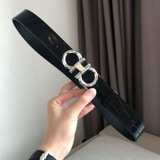FERRAGAMO REVERSIBLE AND ADJUSTABLE GANCINI BELT – FB004