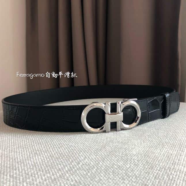 FERRAGAMO REVERSIBLE AND ADJUSTABLE GANCINI BELT – FB004