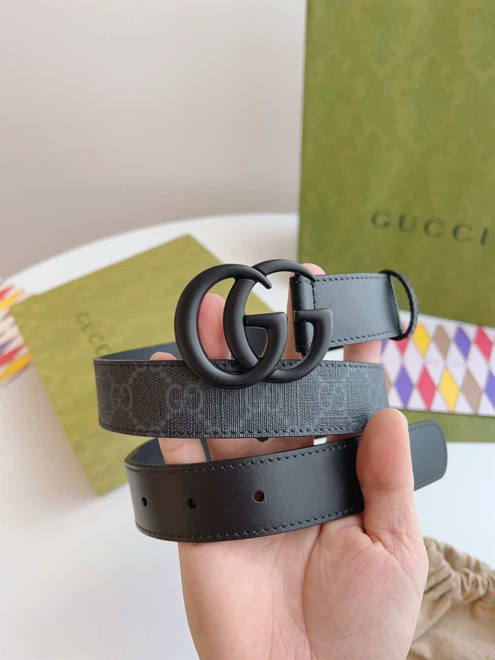 GUCCI BELT IN GG SUPREME FABRIC – GB029