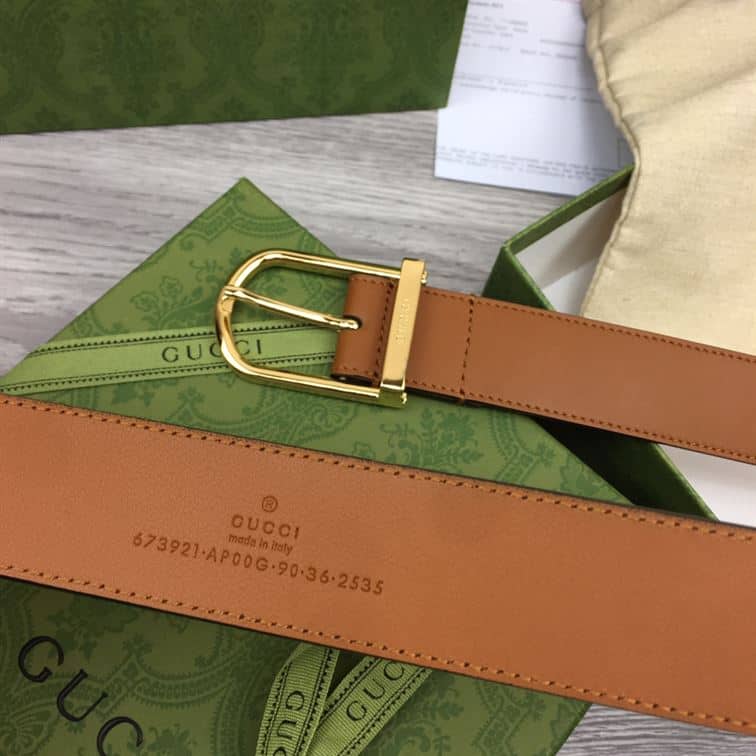 GUCCI BELT WITH INTERLOCKING G DETAIL – GB040