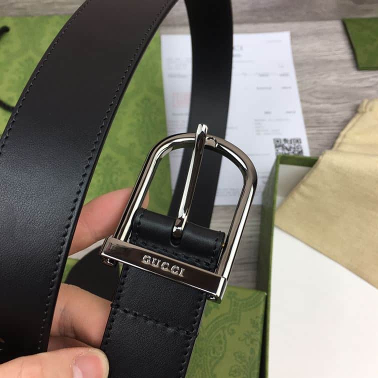 GUCCI BELT WITH INTERLOCKING G DETAIL – GB041
