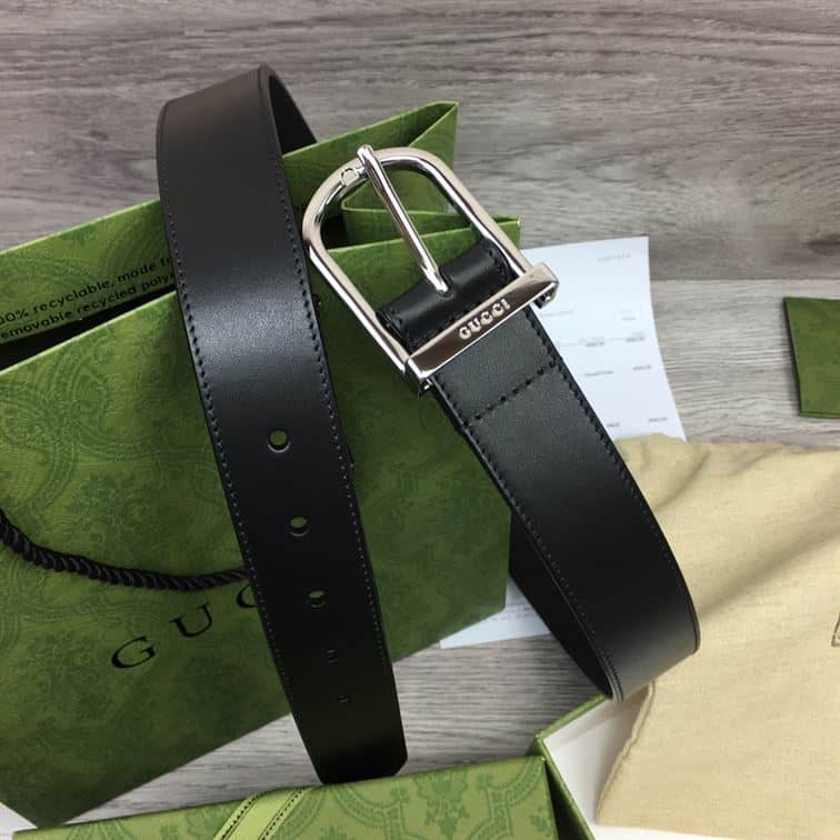GUCCI BELT WITH INTERLOCKING G DETAIL – GB041