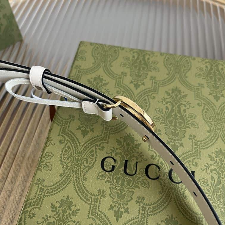 GUCCI BLONDIE BELT WHITE – GB046