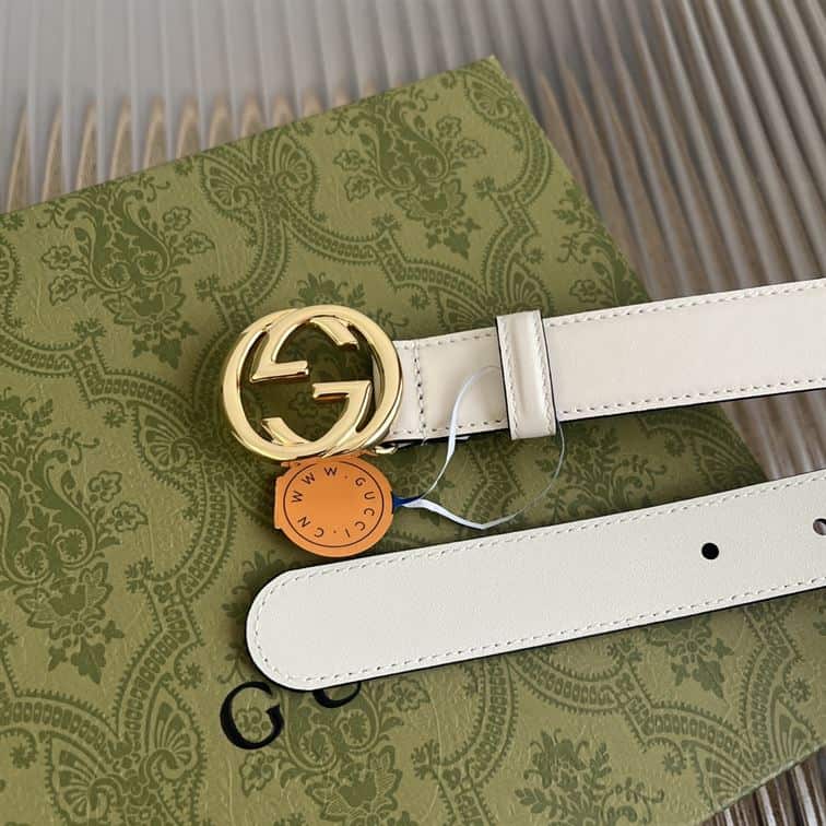 GUCCI BLONDIE BELT WHITE – GB046
