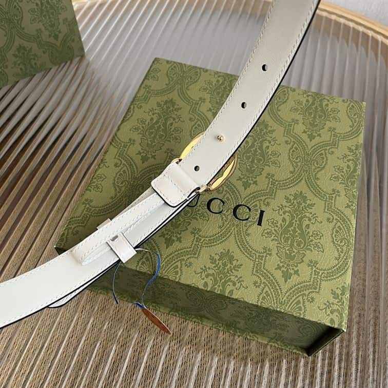 GUCCI BLONDIE BELT WHITE – GB046