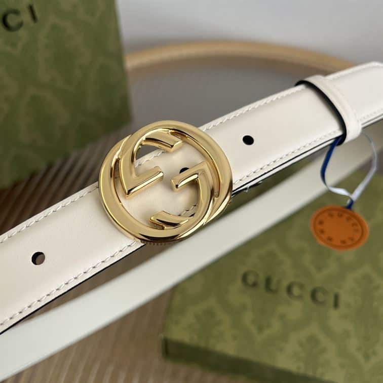 GUCCI BLONDIE BELT WHITE – GB046