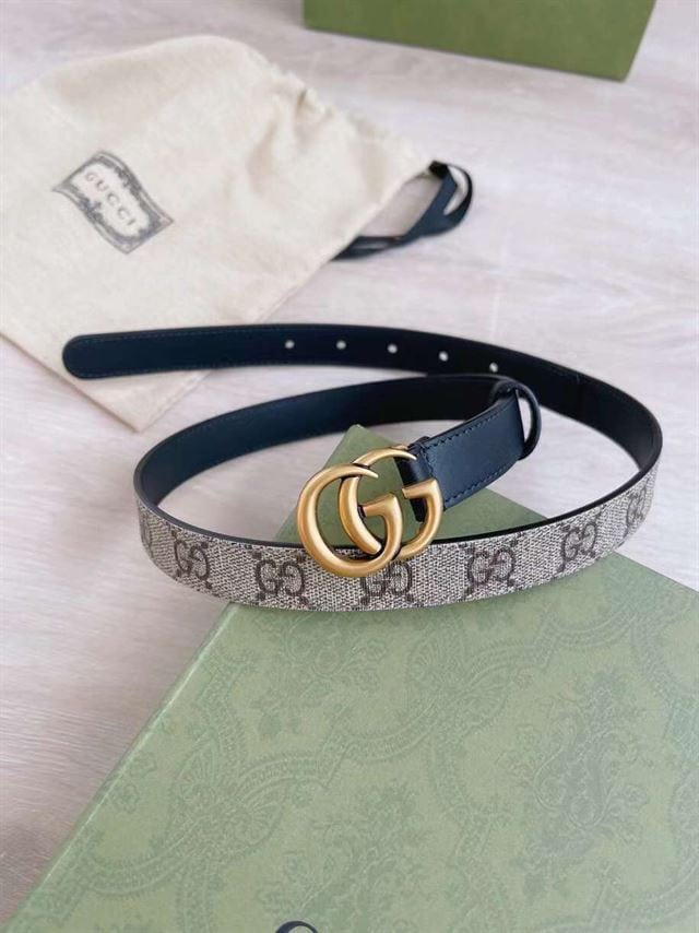 GUCCI GG BELT WITH DOUBLE G BUCKLE – GB005
