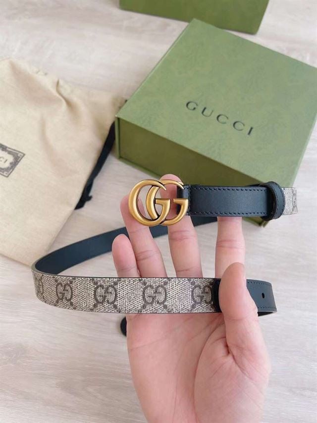 GUCCI GG BELT WITH DOUBLE G BUCKLE – GB005