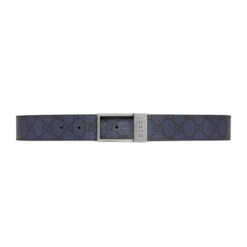 GUCCI GG BELT WITH RECTANGULAR BUCKLE – GB043