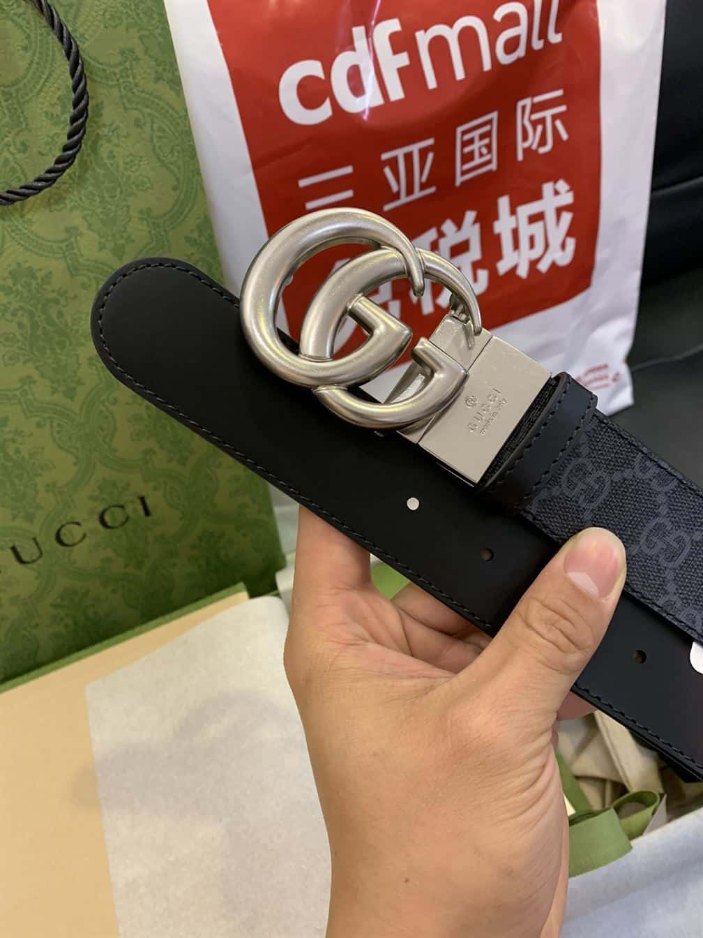GUCCI GG MARMONT REVERSIBLE BELT – GB008