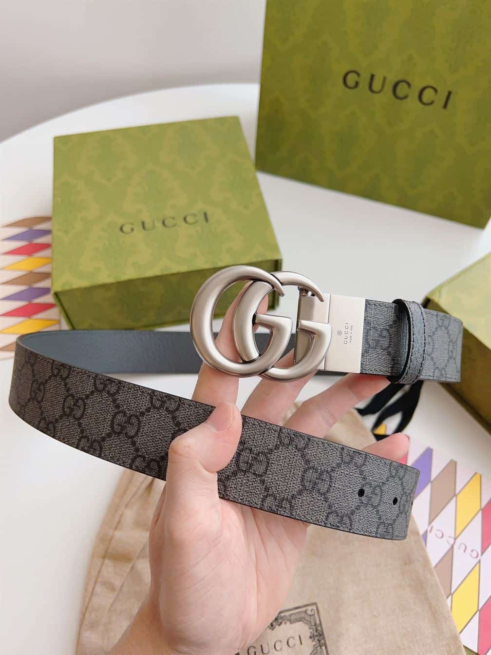 GUCCI GG MARMONT REVERSIBLE BELT – GB026
