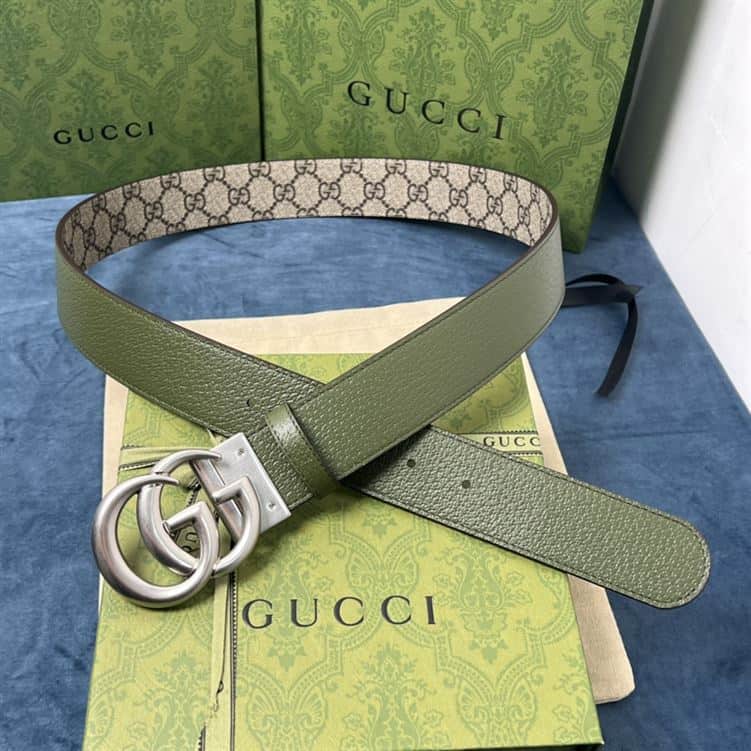GUCCI GG MARMONT REVERSIBLE BELT IN BEIGE – GB030