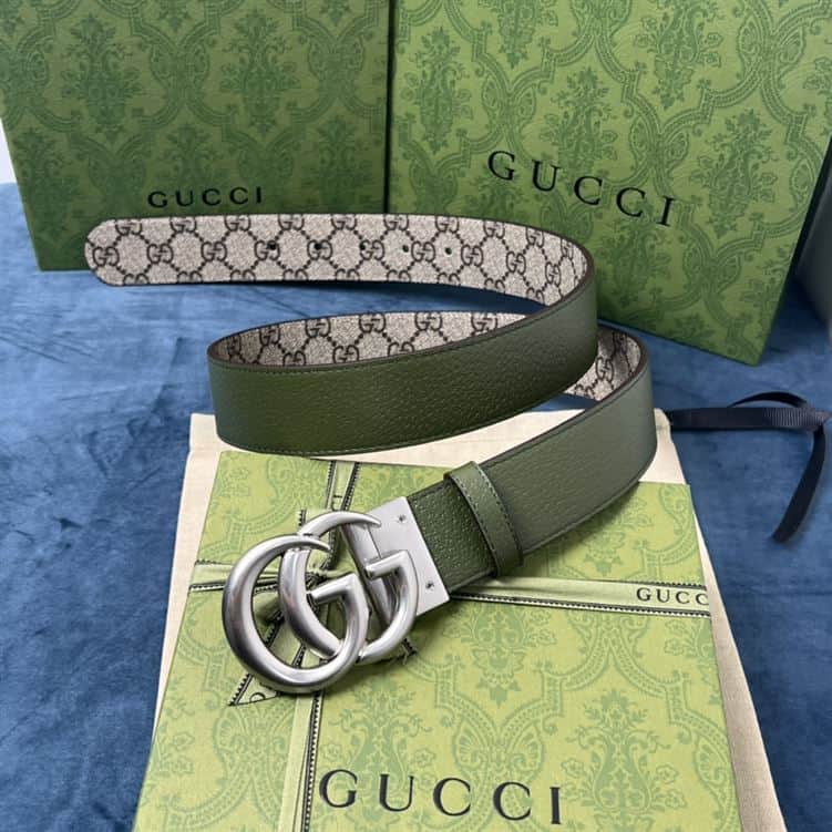 GUCCI GG MARMONT REVERSIBLE BELT IN BEIGE – GB030