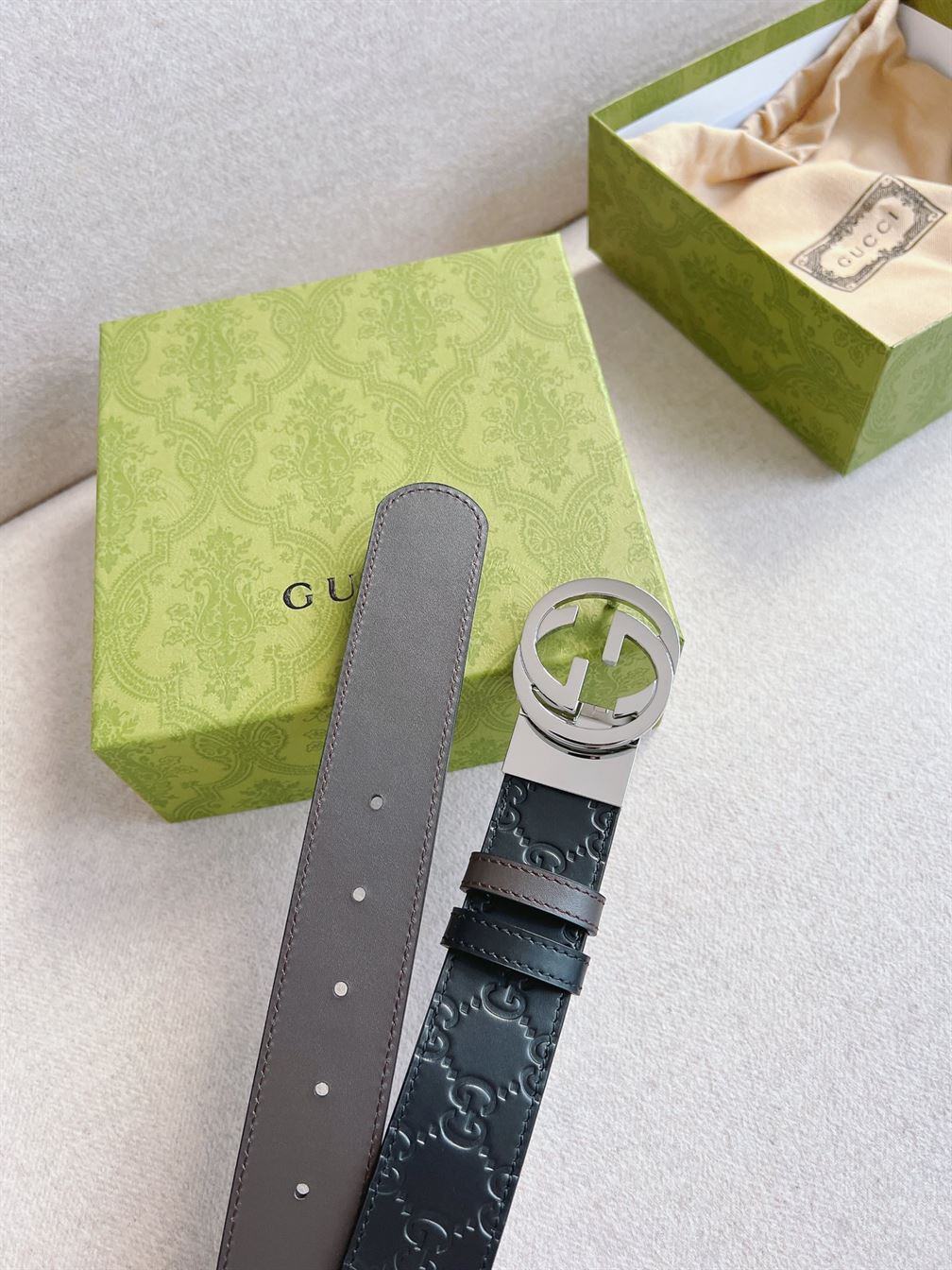 GUCCI REVERSIBLE GUCCI SIGNATURE BELT – GB025