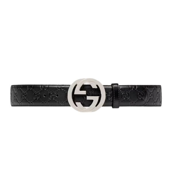 GUCCI SIGNATURE LEATHER BELT – GB007