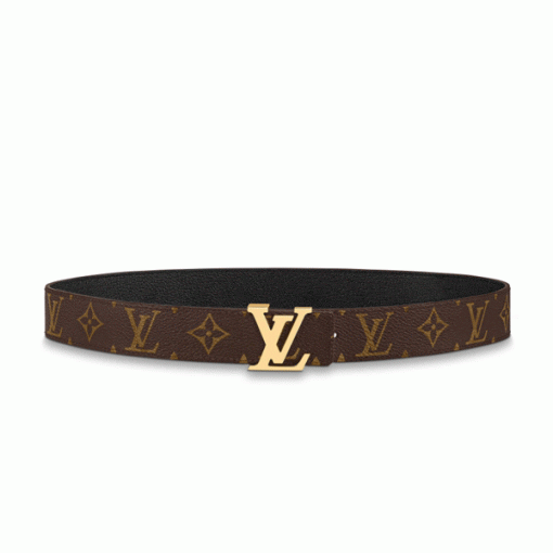LOUIS VUITTON BELT LV INITIALES RESERSIBLE MONOGRAM 1W NOIR BLACK/BROWN – LBE004