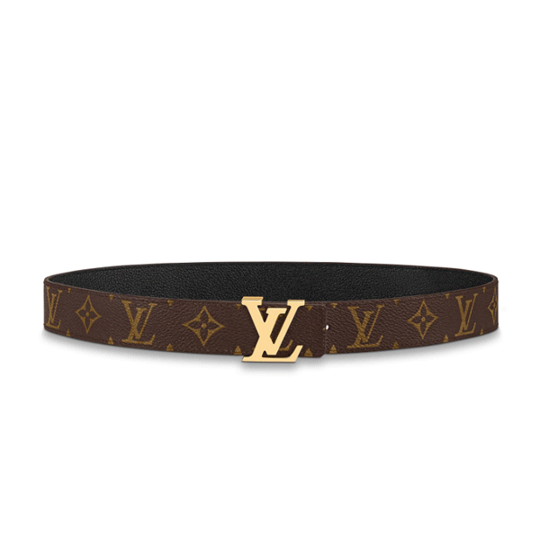 LOUIS VUITTON BELT LV INITIALES RESERSIBLE MONOGRAM 1W NOIR BLACK/BROWN – LBE004