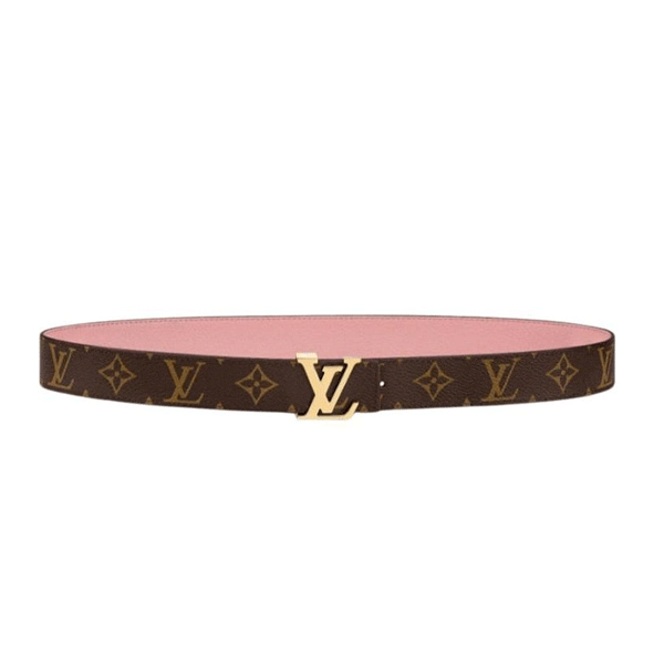 LOUIS VUITTON BELT LV INITIALES RESERSIBLE MONOGRAM ROSE POUDRE – LBE003