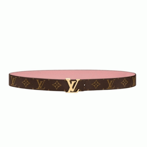 LOUIS VUITTON BELT LV INITIALES RESERSIBLE MONOGRAM ROSE POUDRE – LBE003
