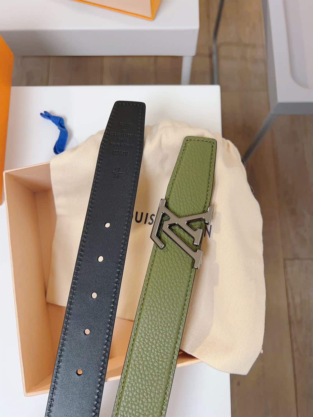 LOUIS VUITTON HERITAGE 35MM REVERSIBLE BELT – LBE023