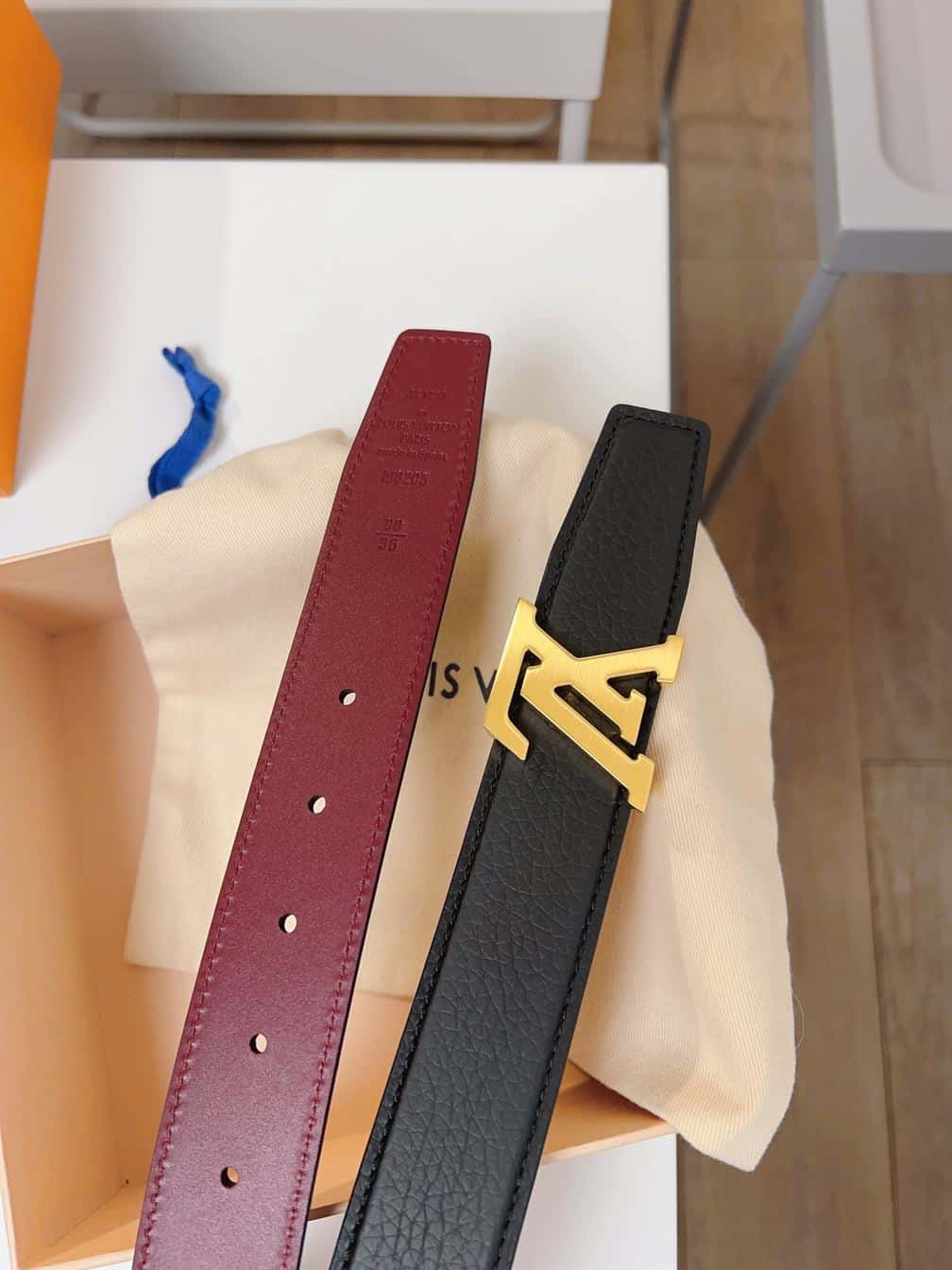 LOUIS VUITTON HERITAGE 35MM REVERSIBLE BELT – LBE026