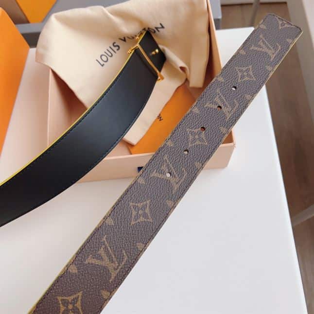 LOUIS VUITTON INITIALES 40MM REVERSIBLE MONOGRAM MACASSAR CANVAS – LBE062