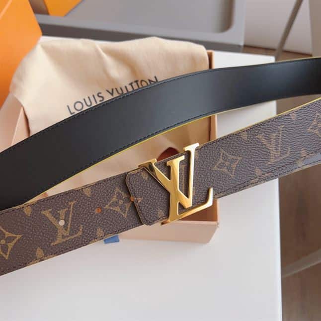 LOUIS VUITTON INITIALES 40MM REVERSIBLE MONOGRAM MACASSAR CANVAS – LBE062