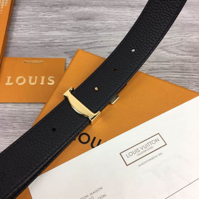 LOUIS VUITTON LV INITIALES 30MM REVERSIBLE BELT MONOGAM – LBE082