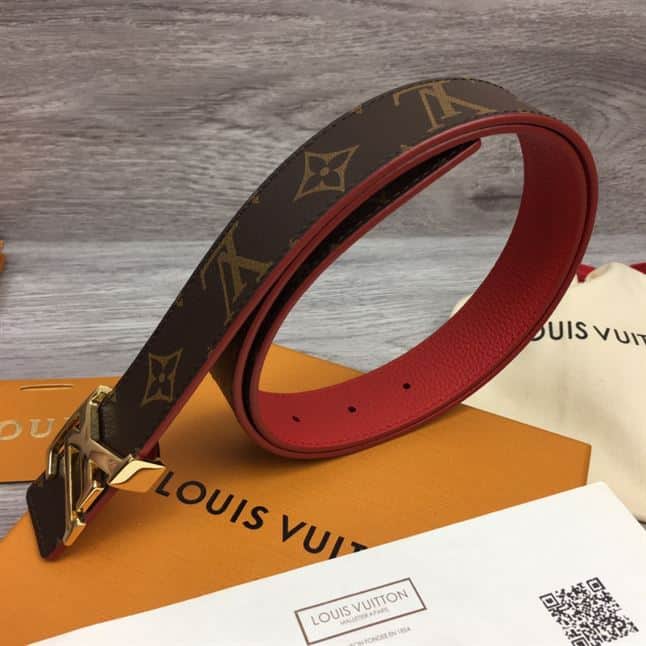 LOUIS VUITTON LV INITIALES 30MM REVERSIBLE BELT MONOGAM – LBE083