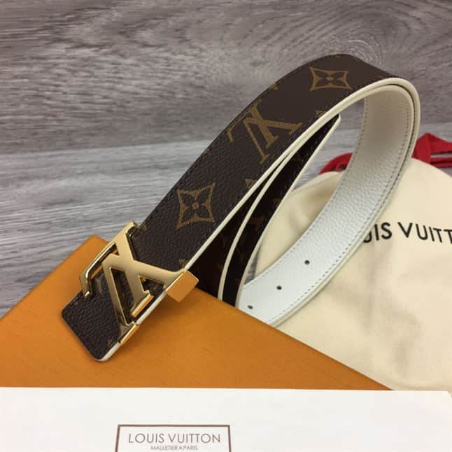 LOUIS VUITTON LV INITIALES 30MM REVERSIBLE BELT MONOGAM – LBE087