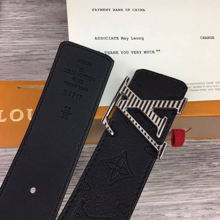 LOUIS VUITTON LV SHADOW 40MM REVERSIBLE BELT – LBE042