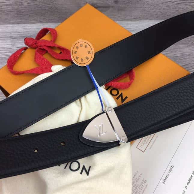 LOUIS VUITTON LV TRUNK 35MM REVERSIBLE BELT – LBE081