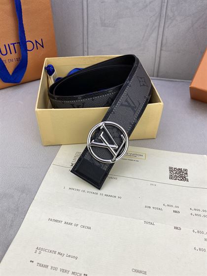 LOUIS VUITTON REVERSIBLE BELT CIRCLE – LBE068