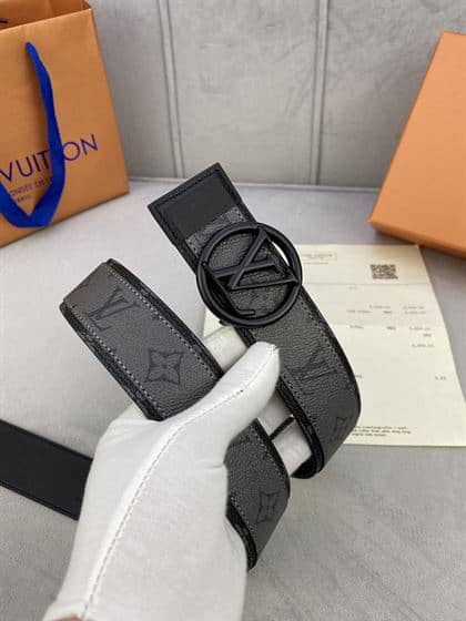 LOUIS VUITTON REVERSIBLE BELT CIRCLE – LBE070