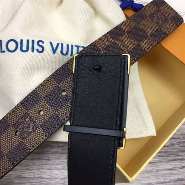 LV DAMIER EBENE NEO TRUNK 40MM REVERSIBLE BELT – LBE066