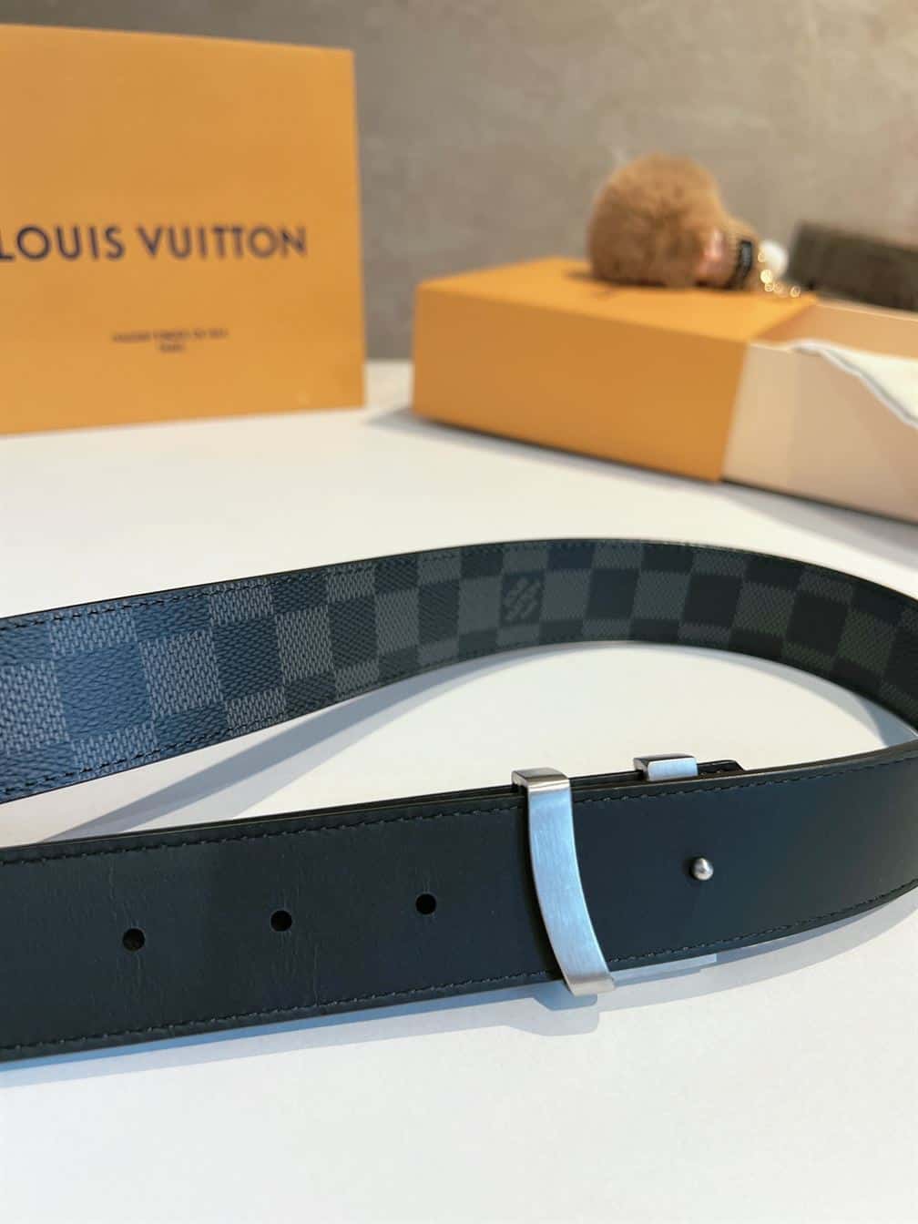 LV INITIALES 35MM REVERSIBLE BELT – LBE012