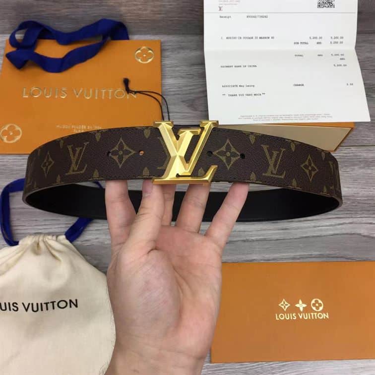 LV PYRAMIDE 40MM BELT – LBE018